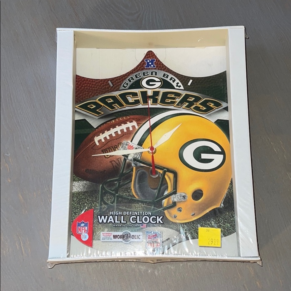 Vintage Green Bay Packers Wincraft Wall Clock